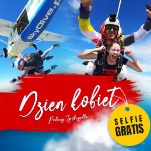 Voucher na skok tandemowy - Dzień kobiet